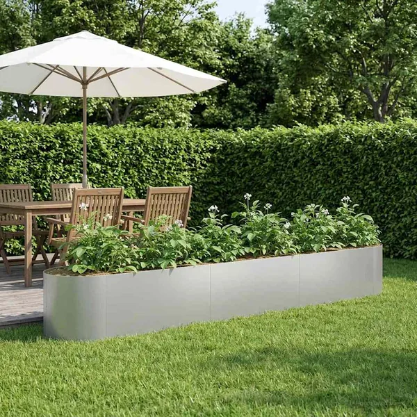 Jardin surélevé Acier galvanisé 300 x 40 x 40 cm Acier