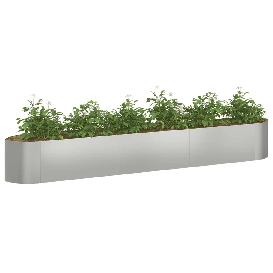 Jardin surélevé Acier galvanisé 300 x 40 x 40 cm Acier - 3