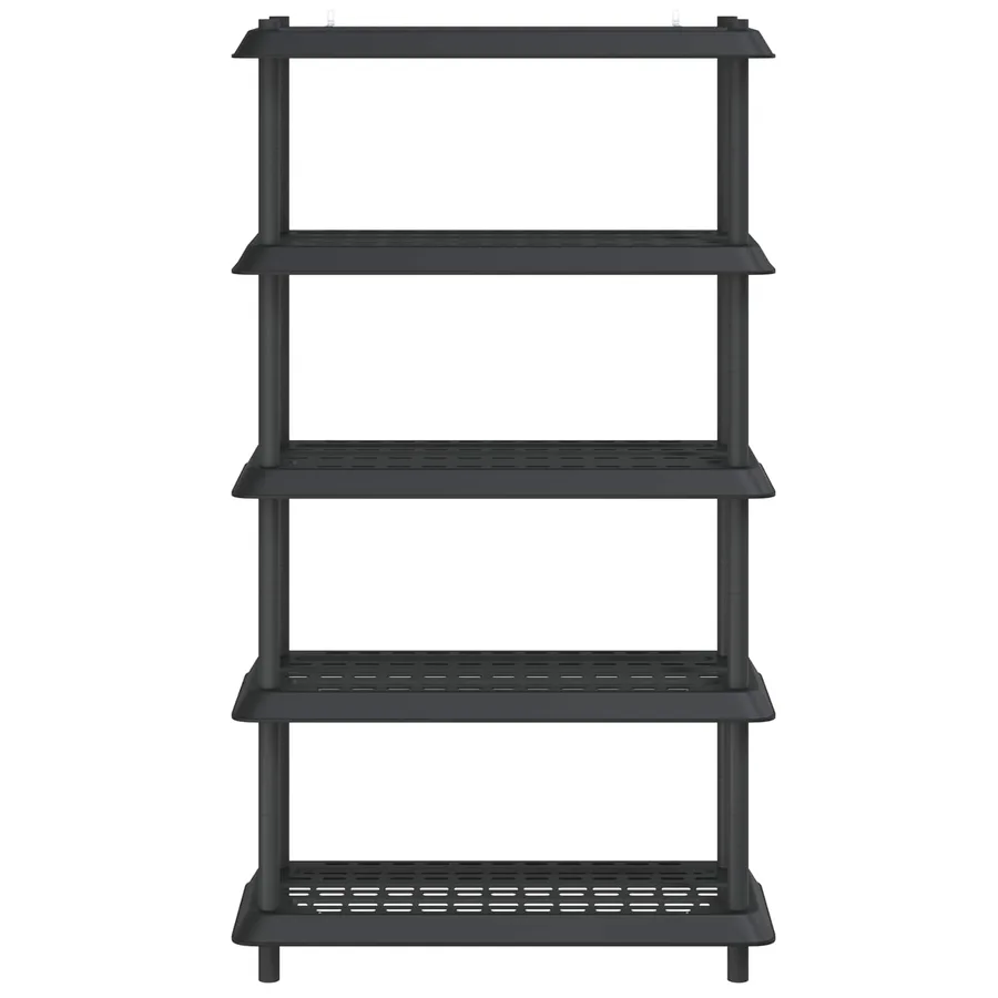 Unité de rangement 5 niveaux 100 x 40 x 177 cm PP Anthracite - 5