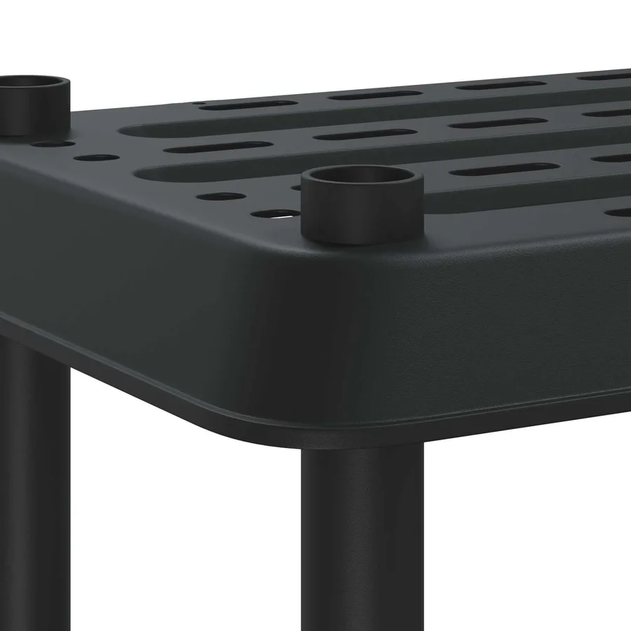 Unité de rangement 5 niveaux 100 x 40 x 177 cm PP Anthracite - 7