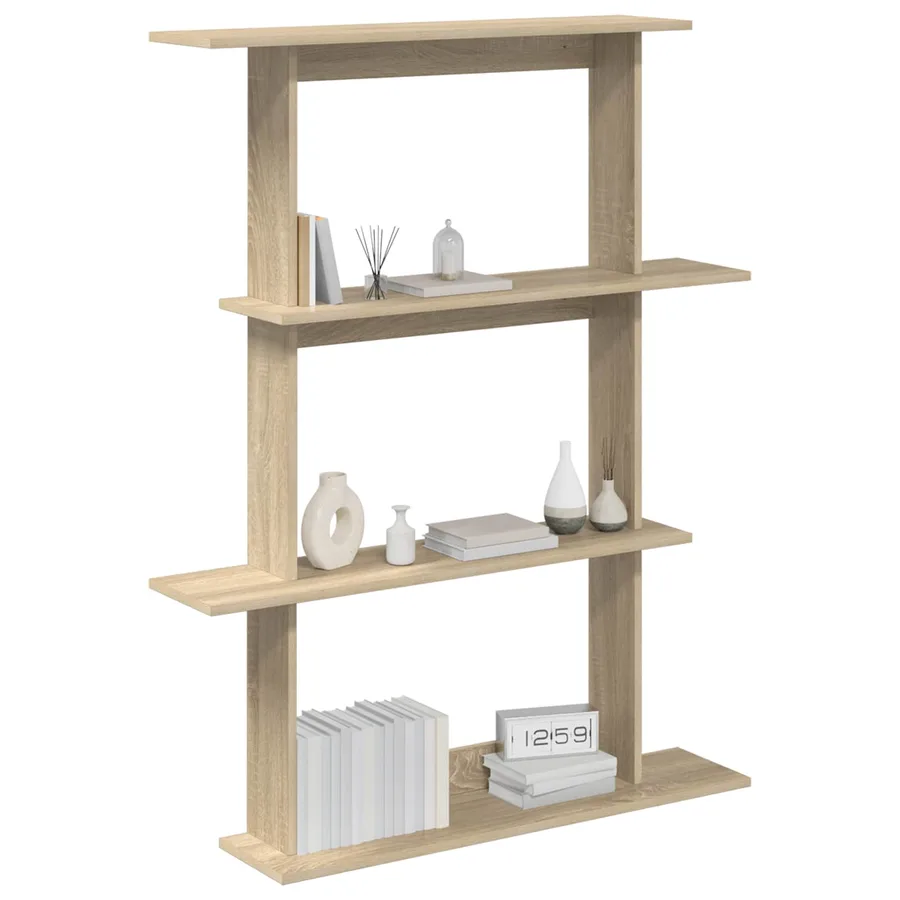 Étagère Murale Chêne Sonoma 100 x 20 x 126 cm Bois d'ingénierie - 2