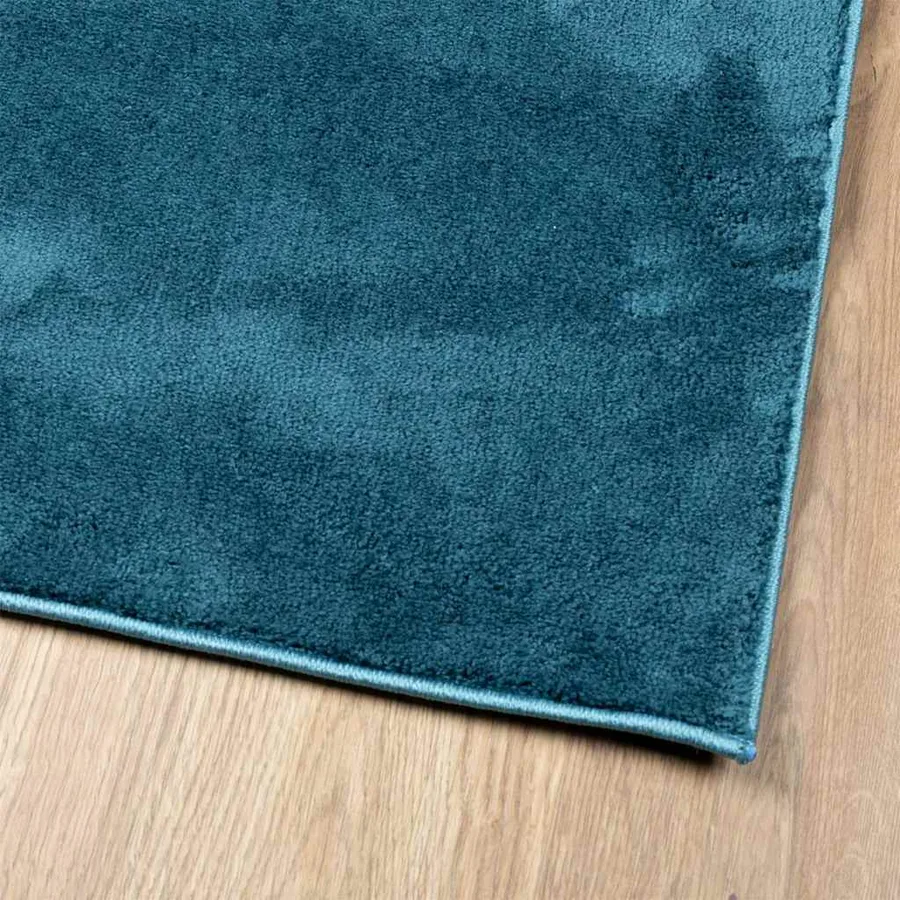 Tapis OVIEDO à poils courts turquoise 240x240 cm - 4