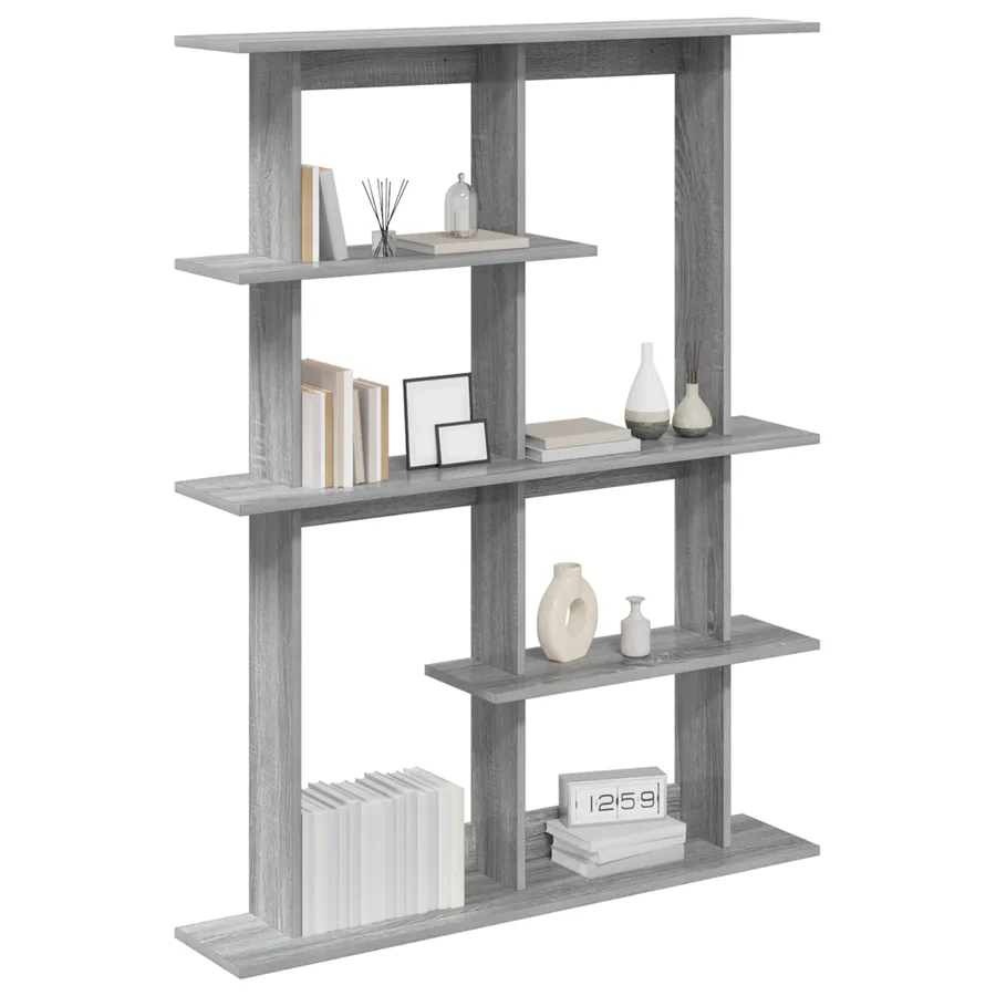 Étagère Murale Sonoma gris 102 x 20 x 130 cm Bois d'ingénierie - 2
