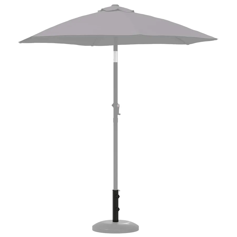 Tube de Base de Parasol 0.6 kg Noir Fer for 40-50 mm Pole - 3