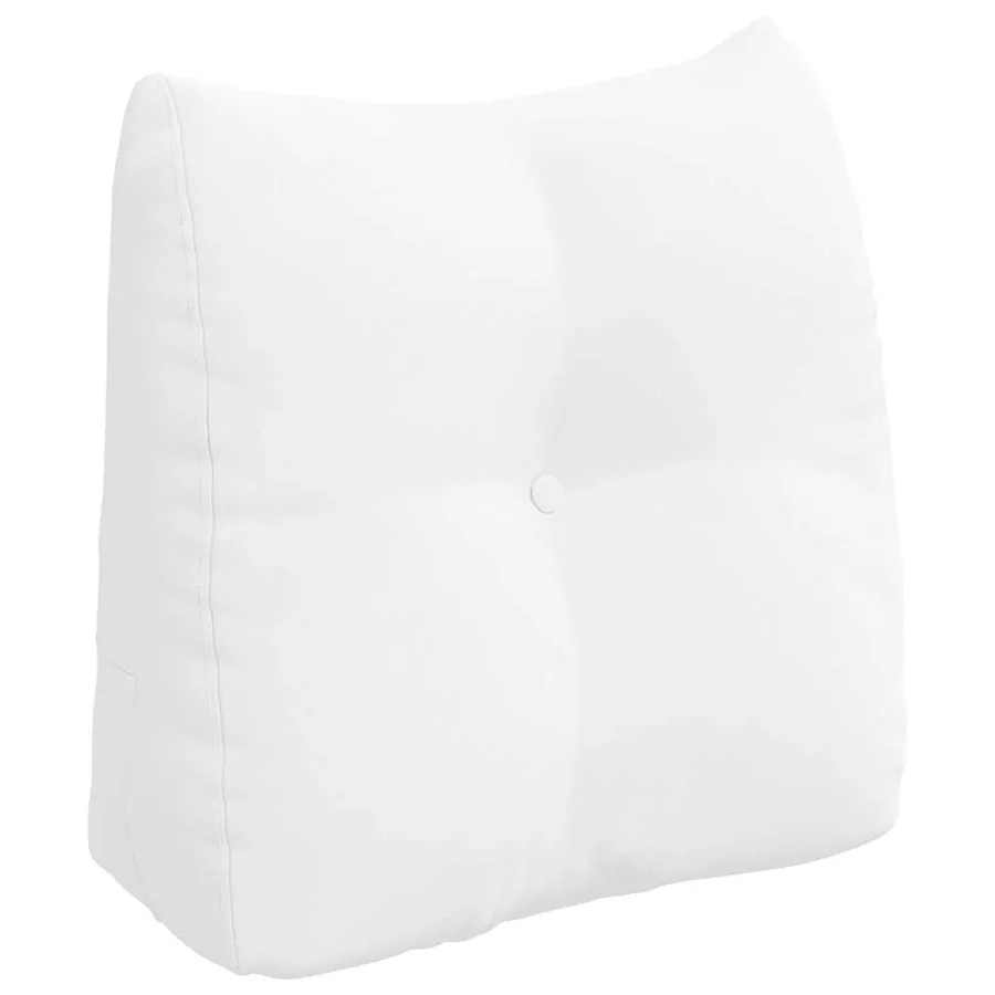Coussin de Dos Blanc 45 x 24 x 50 cm tissu - 2