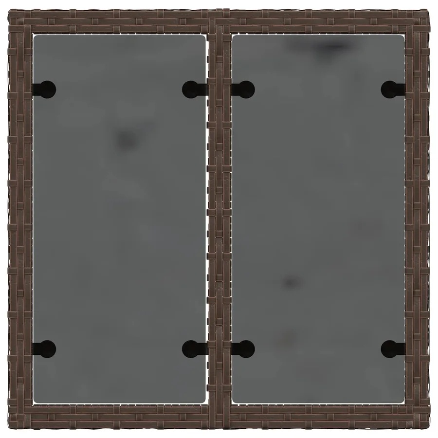 Ensemble de Canapés 6 pcs 4-Nombre de places Marron et rouge - 6