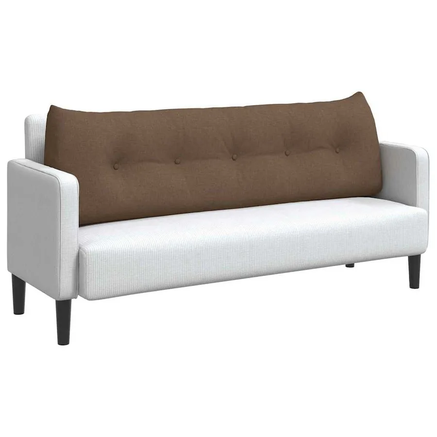 Coussin de Dos Marron 160 x 24 x 50 cm tissu - 3