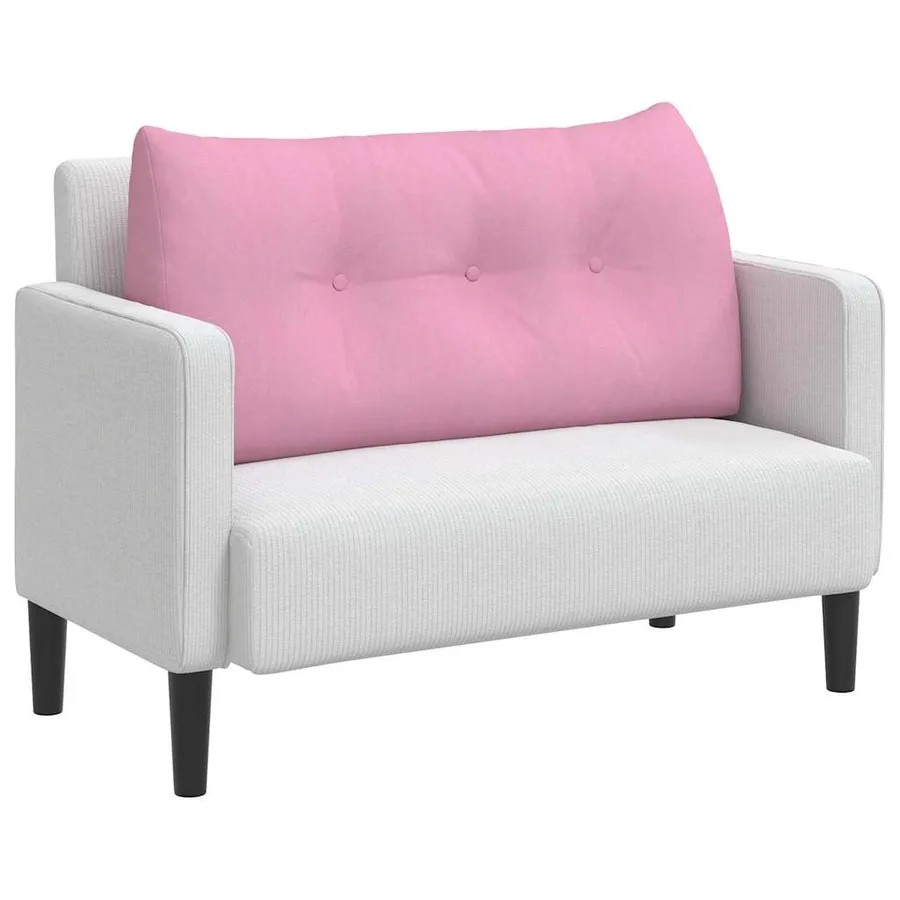 Coussin de Dos Rose 100 x 24 x 50 cm tissu - 3