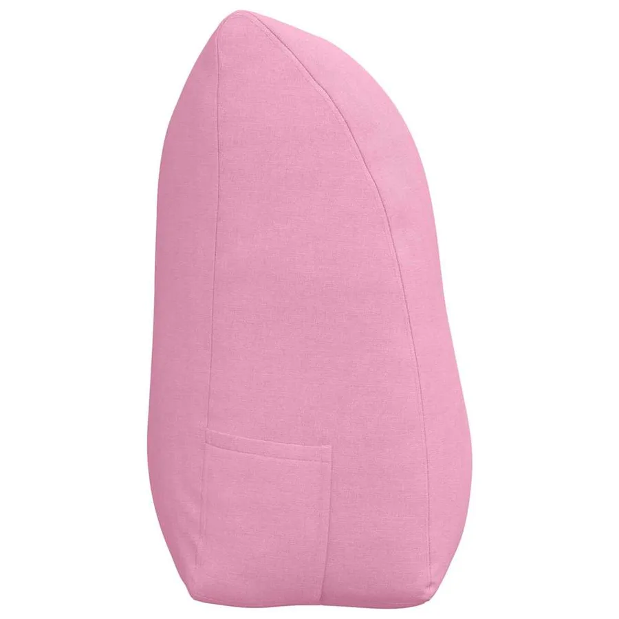 Coussin de Dos Rose 100 x 24 x 50 cm tissu - 7