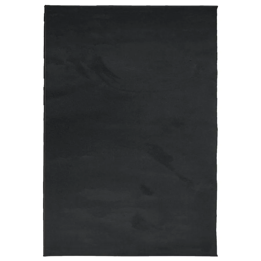Tapis OVIEDO à poils courts noir 200x280 cm - 2