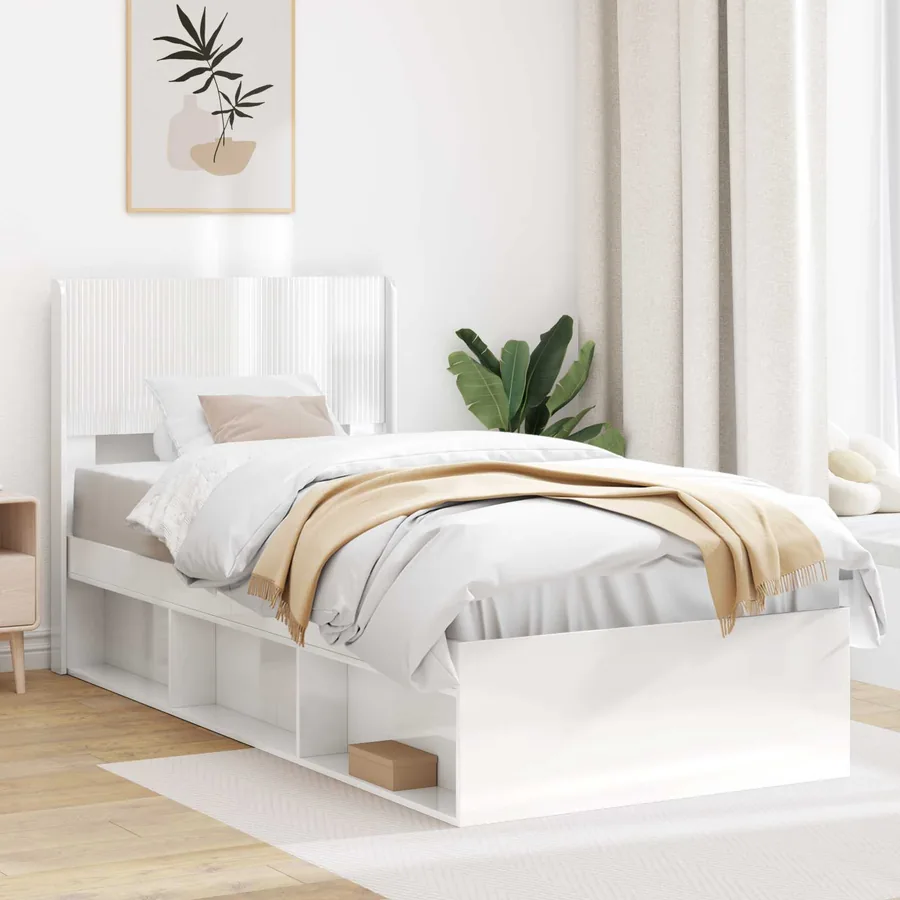 Tête de lit Blanc brillant PB