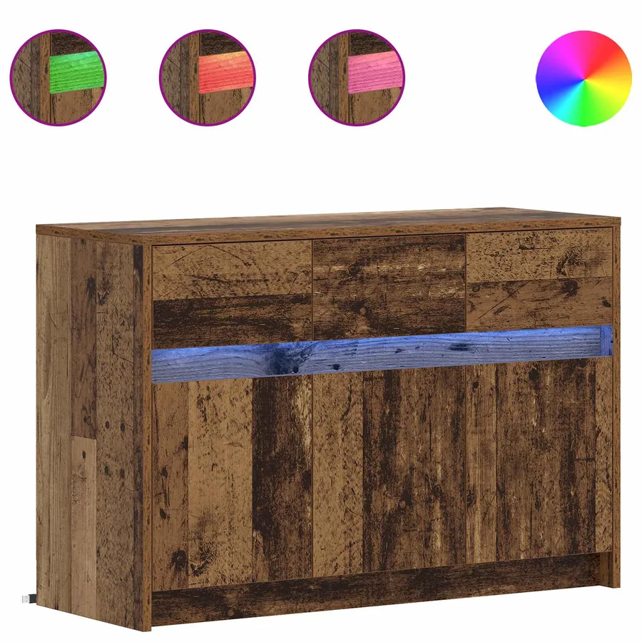 Meuble TV 91 x 34 x 61 cm Bois ancien Bois d'ingénierie