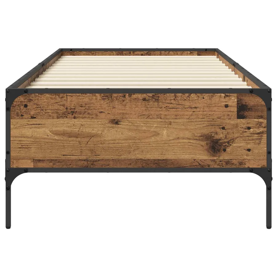 Cadre de lit Bois ancien 80 x 200 cm Bois d'ingénierie - 3