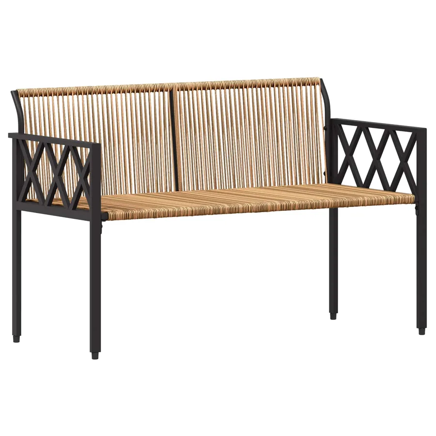 Bancs d'extérieur 2 -Seater 116 x 56 x 75 cm polyrotin - 4