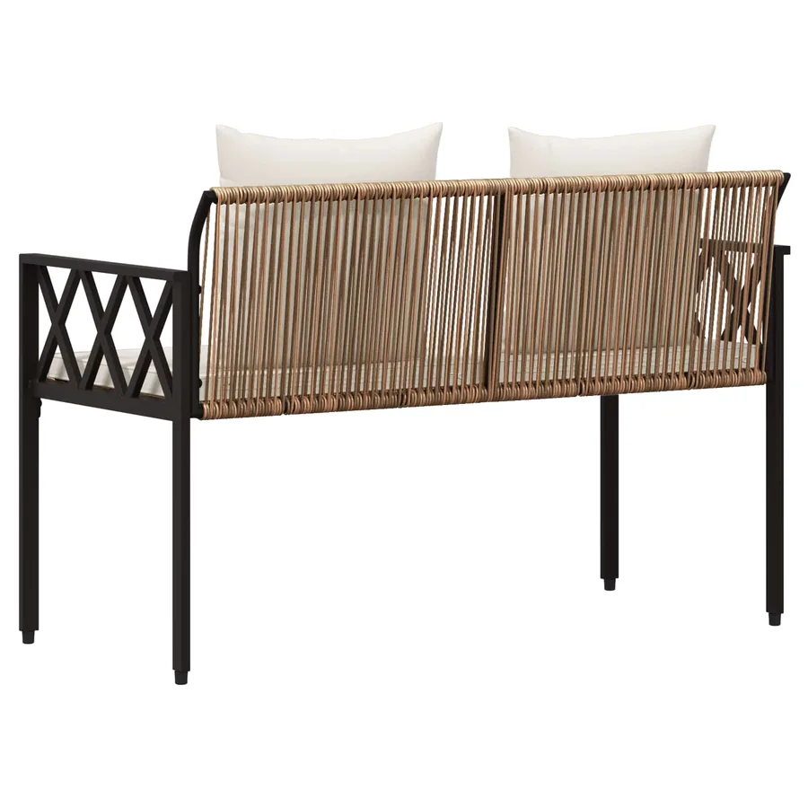 Bancs d'extérieur 2 -Seater 116 x 56 x 75 cm polyrotin - 7