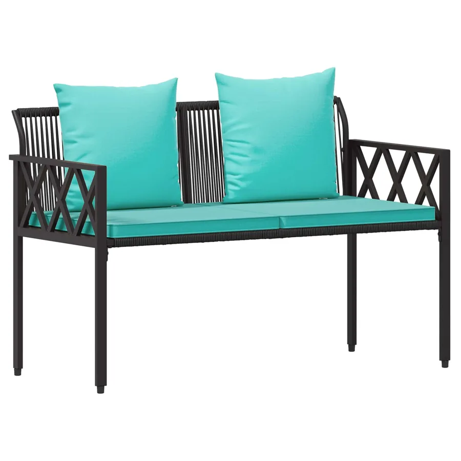 Bancs d'extérieur 2 -Seater 116 x 56 x 75 cm polyrotin - 2