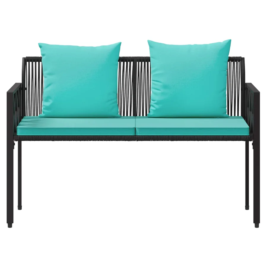 Bancs d'extérieur 2 -Seater 116 x 56 x 75 cm polyrotin - 5