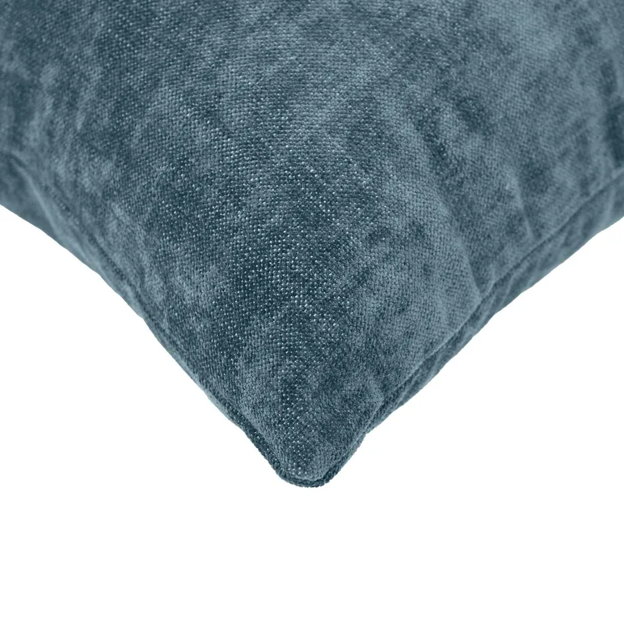 Housse de coussin 6 pcs HEERLEN Bleu 40 x 40 cm Tissu Chenille - 4