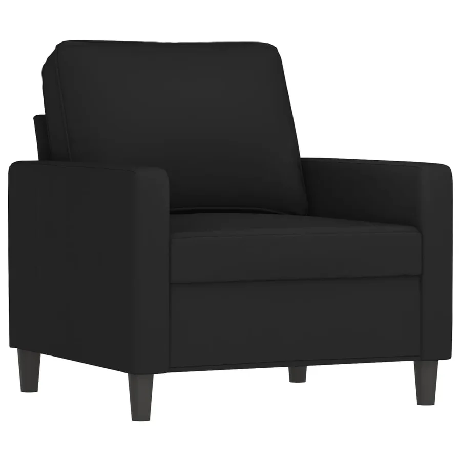 Ensemble de canapés 4 pcs avec coussins Noir Velours - 3
