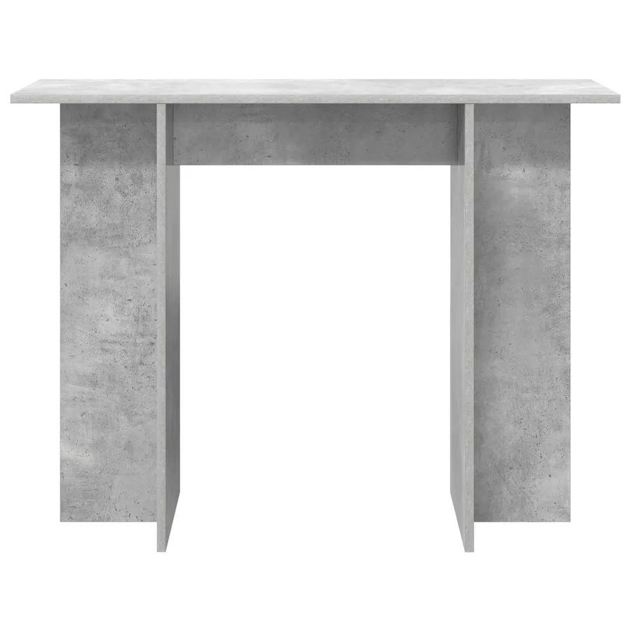 Table console Gris béton 100 x 30 x 75 cm Bois d'ingénierie - 5