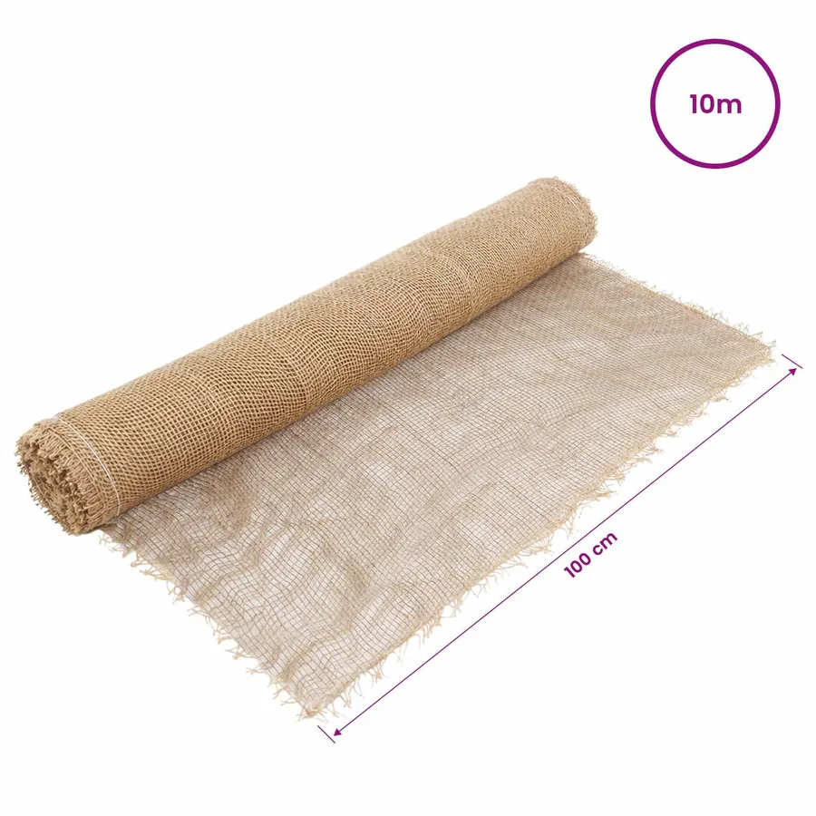 Rouleau de jute Naturel 100 x 1000 cm - 6