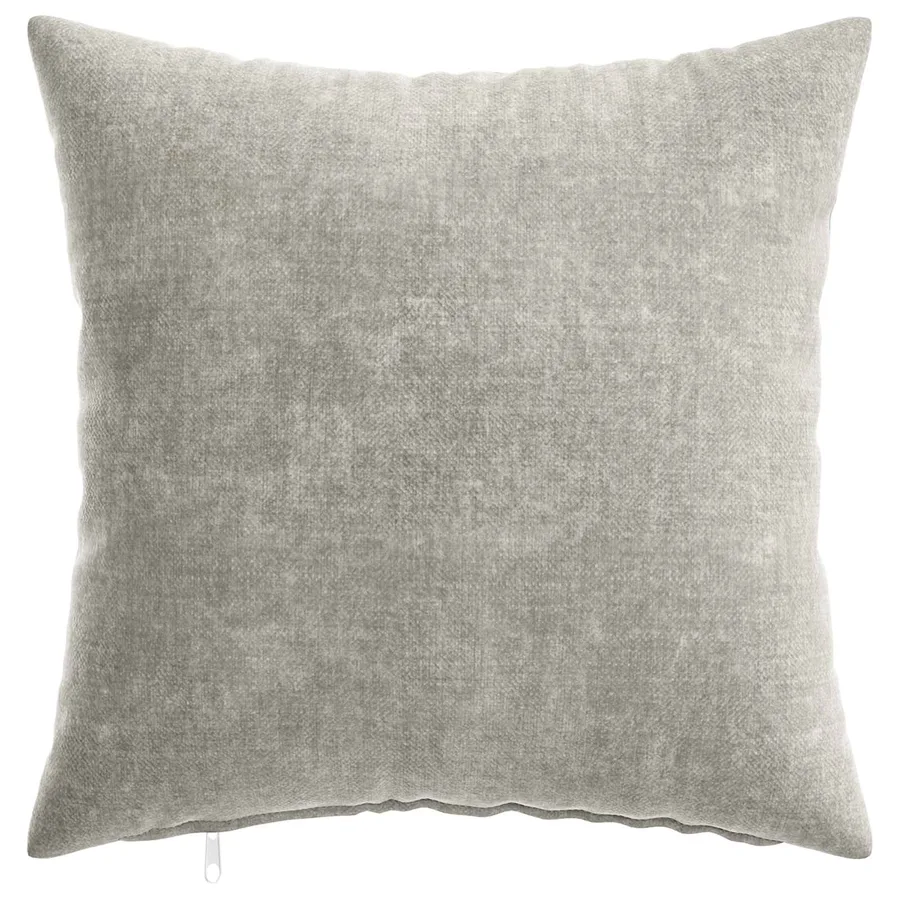 Housse de coussin 6 pcs HEERLEN Gris clair 40 x 40 cm - 2