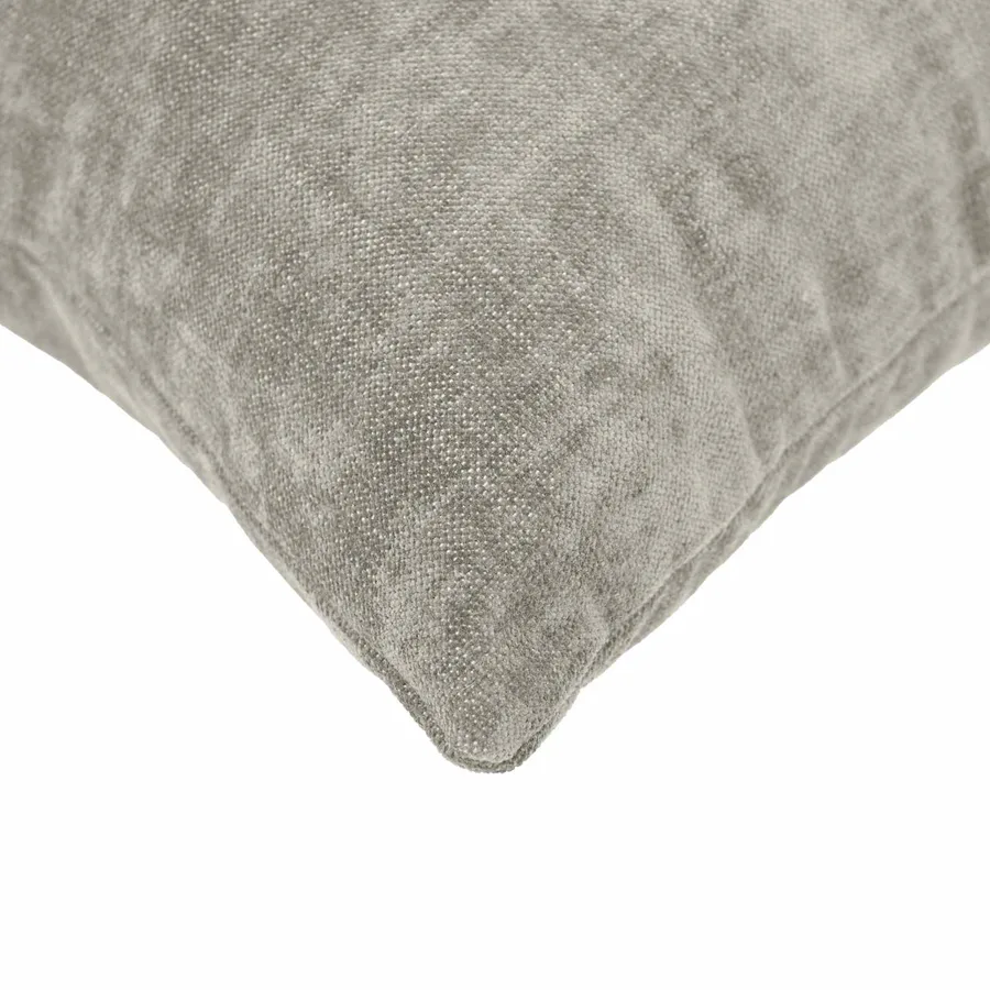 Housse de coussin 6 pcs HEERLEN Gris clair 40 x 40 cm - 4