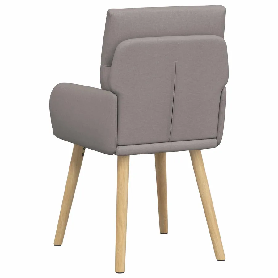 Chaises de salle à manger 6 pcs Tissu Taupe 60 x 56 x 96 cm - 5