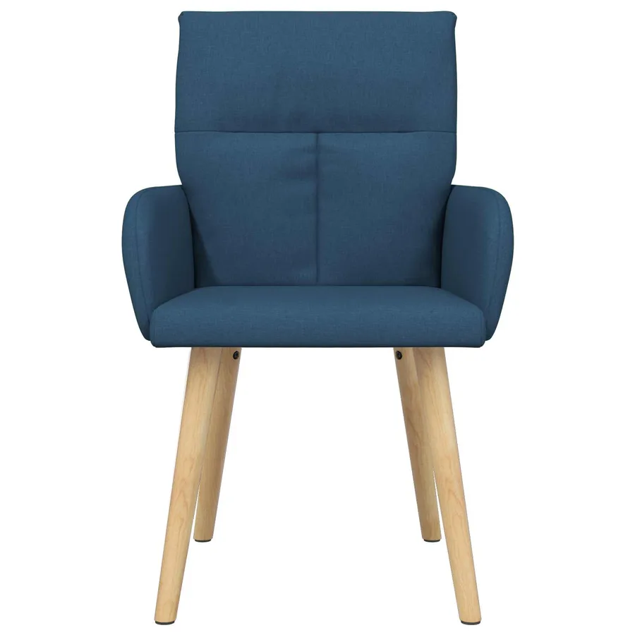 Chaises de salle à manger 6 pcs Tissu Bleu 60 x 56 x 96 cm - 3
