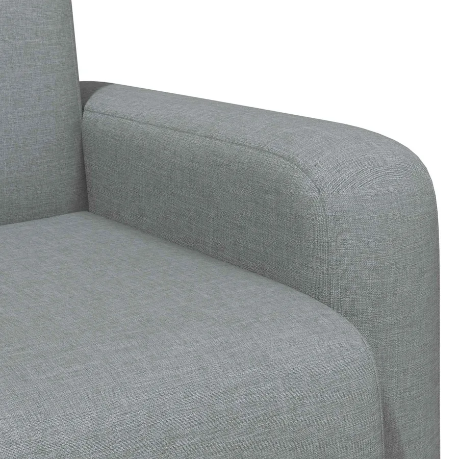 Fauteuil Gris clair Tissu - 6