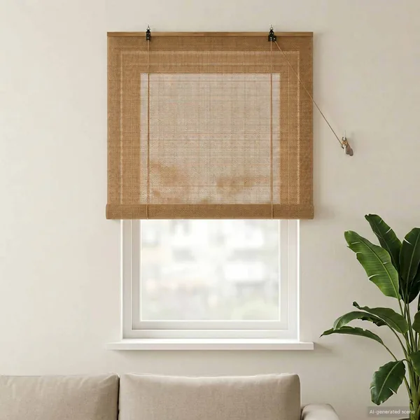 Store enrouleur Marron 80 x 160 cm Bambou