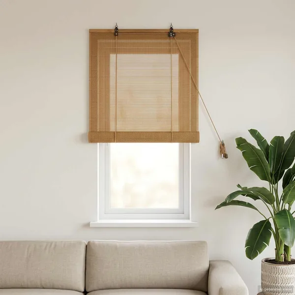 Store enrouleur Marron 60 x 160 cm Bambou