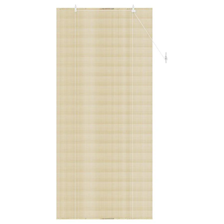 Store enrouleur Naturel 110 x 220 cm Bambou - 2