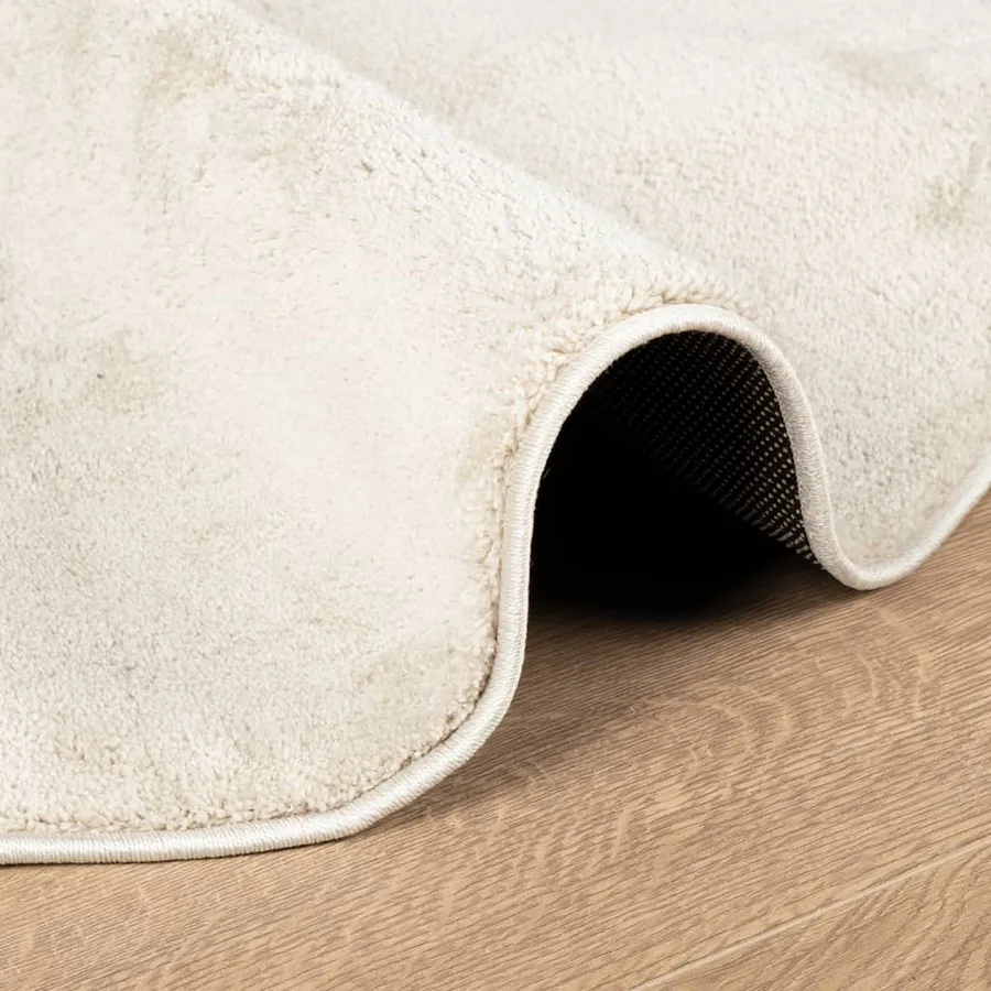 Tapis OVIEDO à poils courts beige Ø 160 cm - 6