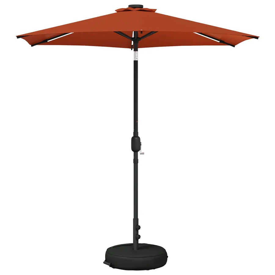 Parasol de jardin avec lumières LED et base 230 x 230 cm - 2