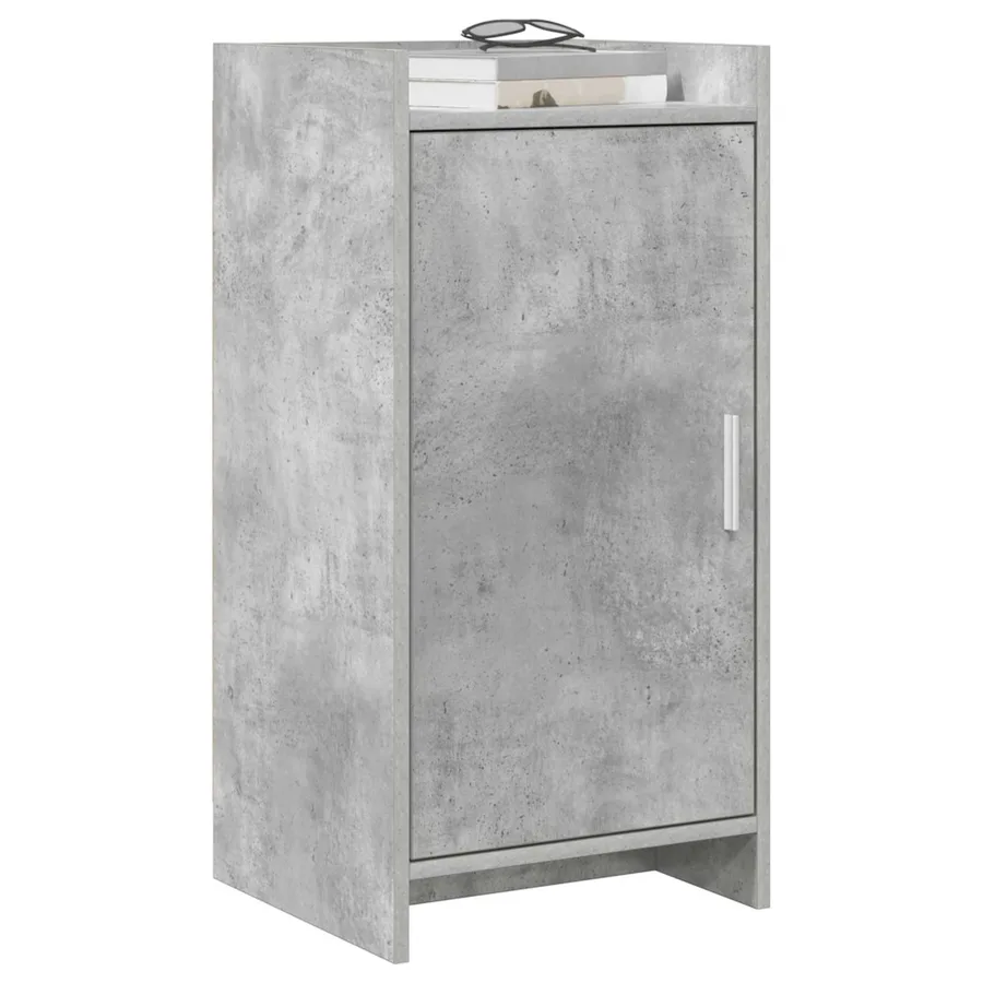 Buffet Gris béton 40 x 36 x 80 cm Bois d'ingénierie - 3