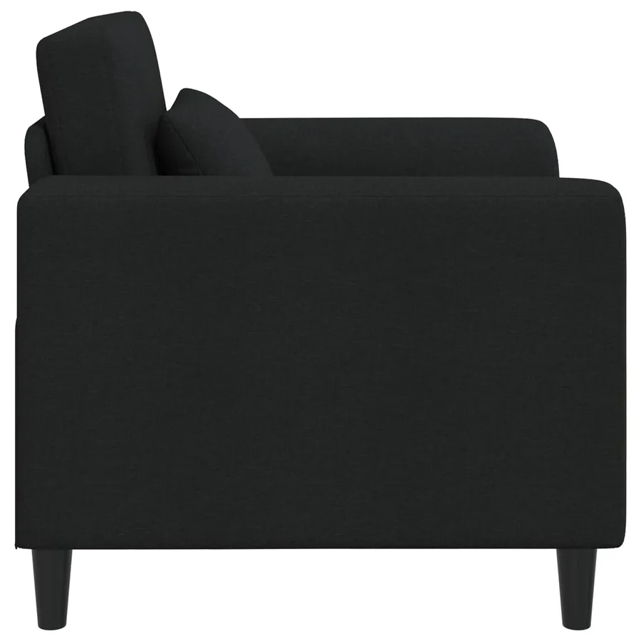 Fauteuil Noir Tissu - 4