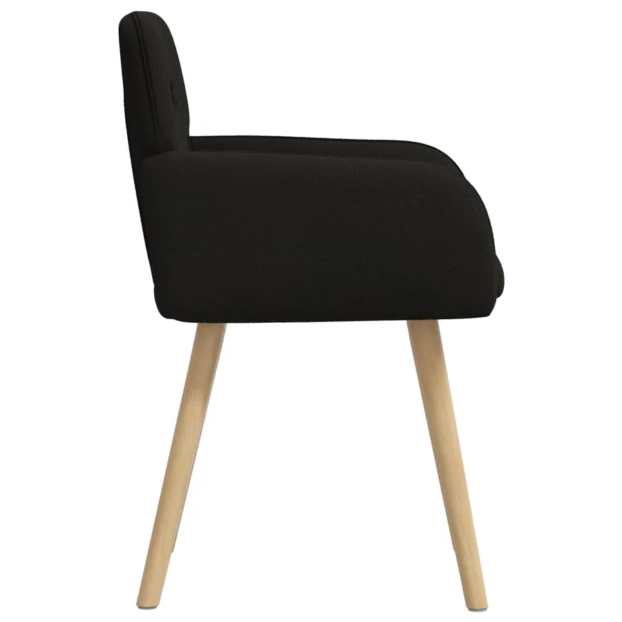 Chaises de salle à manger 4 pcs Bouclé Noir 59 x 57 x 85 cm - 4
