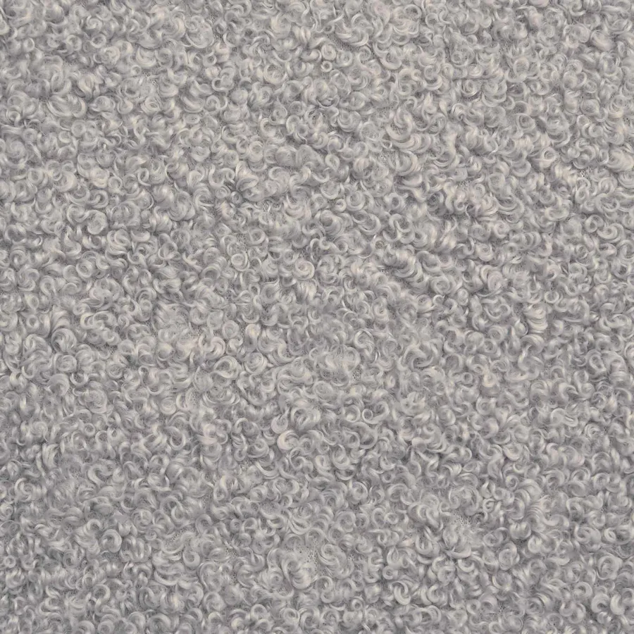 Chaises de salle à manger 6 pcs Bouclé Gris clair - 7