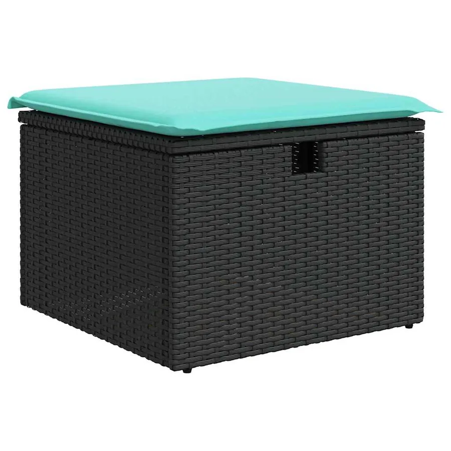 Ensemble de Canapés avec coussin avec stockage 8 pcs polyrotin - 7