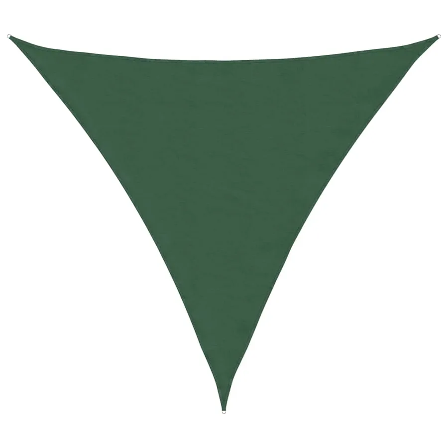Voile d'ombrage vert foncé 2x2x2 m 100% polyester Oxford - 2