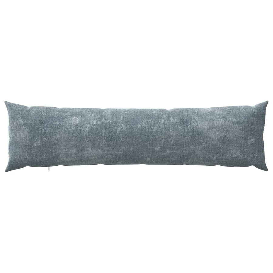 Housse de coussin HEERLEN Bleu clair 40 x 145 cm Tissu Chenille - 2