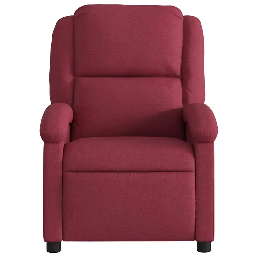 Fauteuil inclinable électrique Rouge bordeaux Tissu - 9
