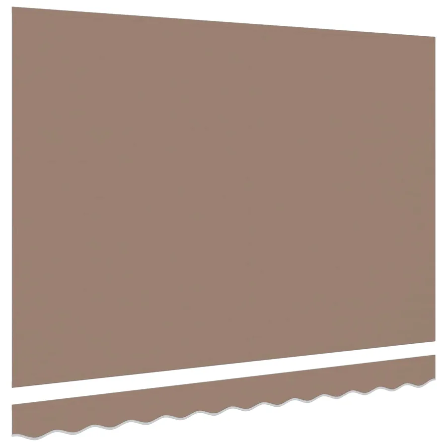 Toile de rechange pour auvent Taupe 3,5 x 2 m Polyester - 3