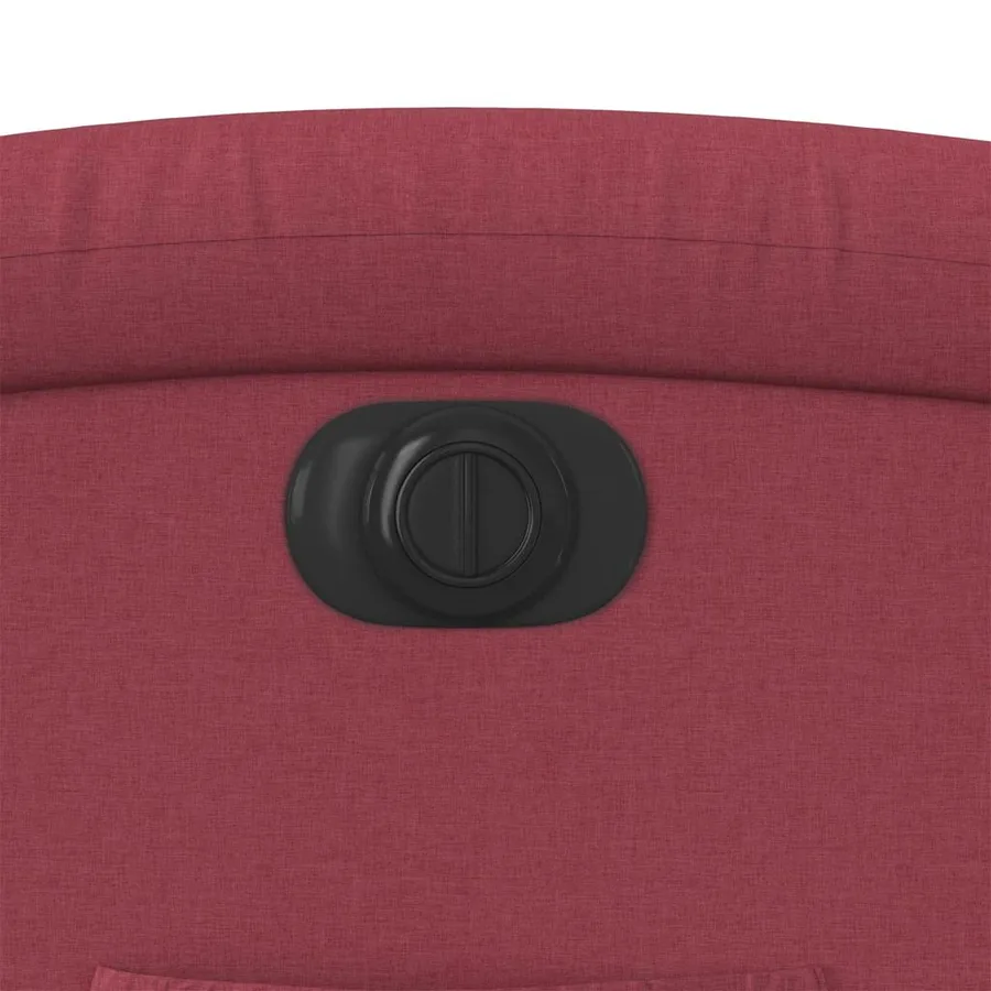 Fauteuil inclinable électrique Rouge bordeaux Tissu - 12