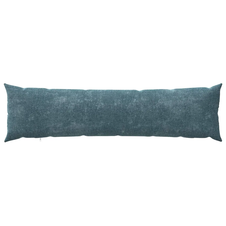 Housse de coussin HEERLEN Bleu 40 x 145 cm Tissu Chenille - 2