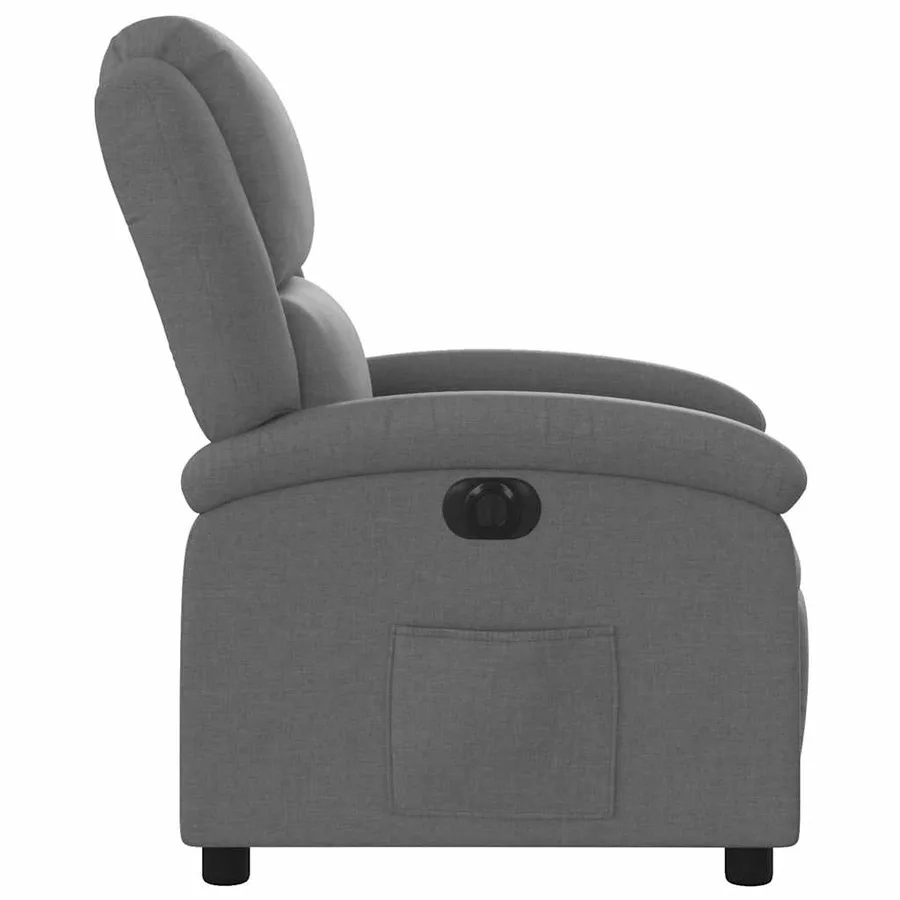 Fauteuil inclinable électrique Gris foncé Tissu - 10