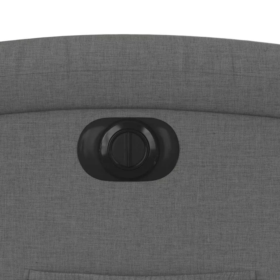 Fauteuil inclinable électrique Gris foncé Tissu - 12