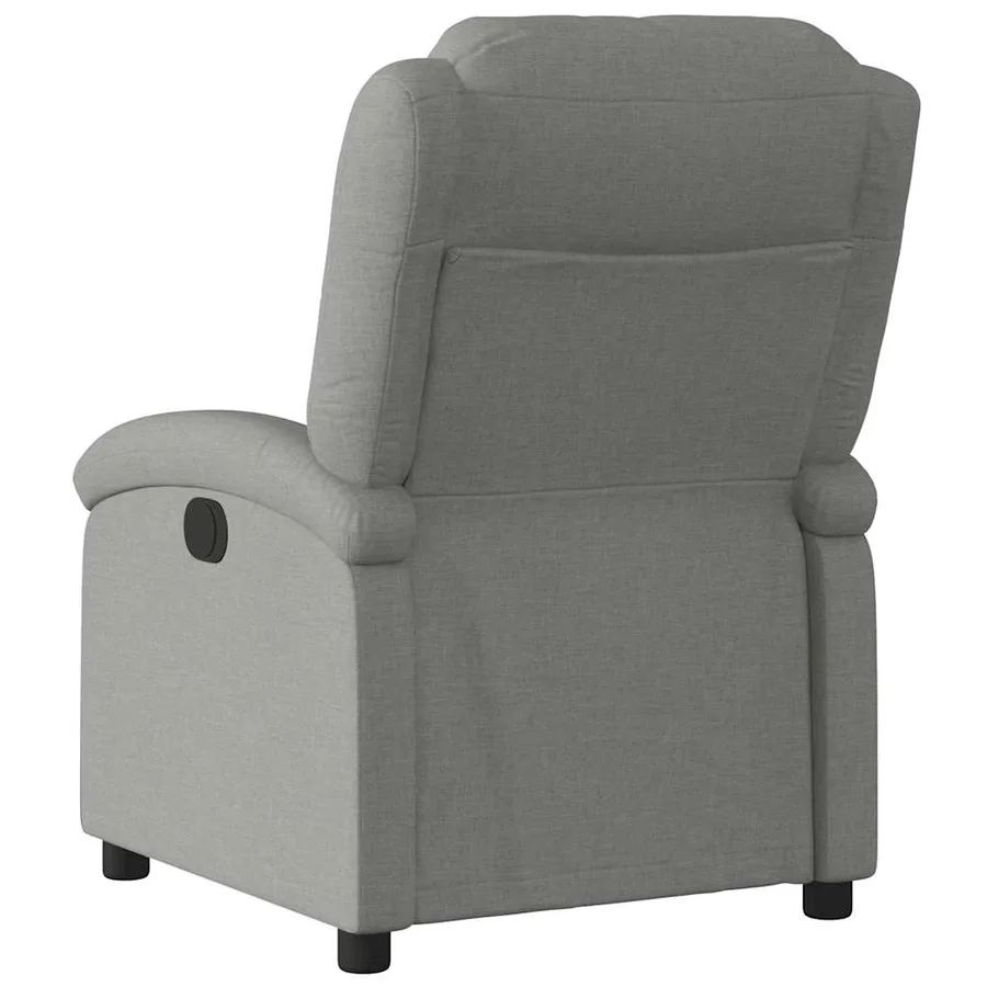 Fauteuil inclinable électrique Gris foncé Tissu - 5
