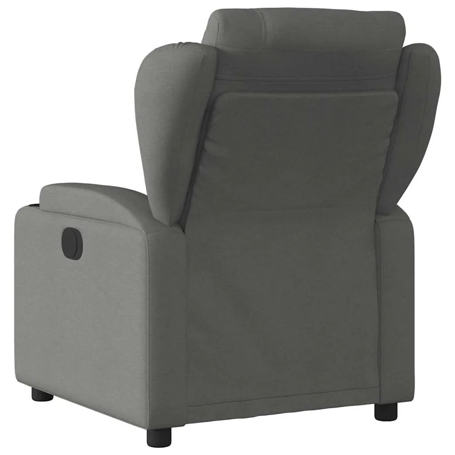 Fauteuil inclinable électrique Gris foncé Tissu - 5